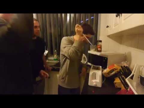 Idiot Puts Knife In a toaster