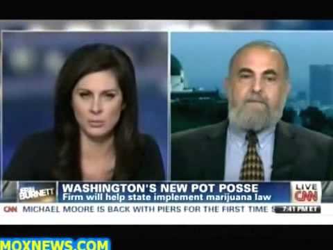 UFO on CNN during Live Marijuana Story