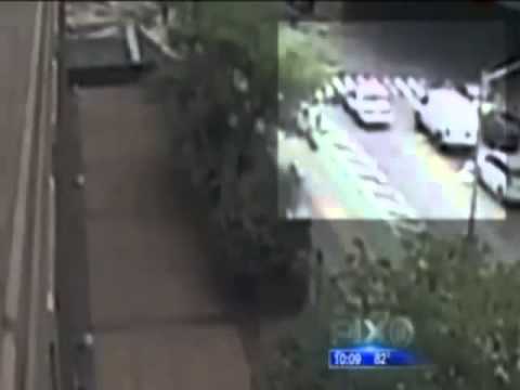 Caught on Video  NY Cop Hits Bicyclist, Leaves Scene!