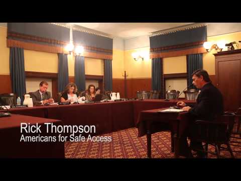 Rick Thompson testifies about SB660 - Prairie Plant Law
