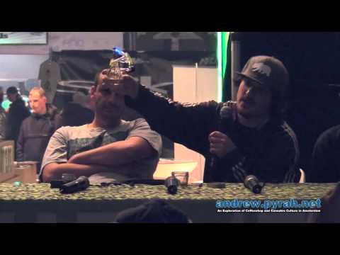 Doug from Hitman Glass talks about the Torch Tube - 2013 Cannabis Cup Amsterdam