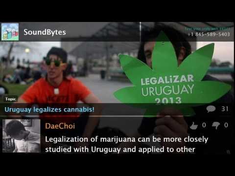 Uruguay to legalize and regulate marijuana!