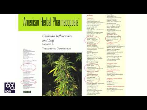 American Herbal Pharmacopeia's (AHP) #Cannabis Monograph by Dr. Michelle Sexton