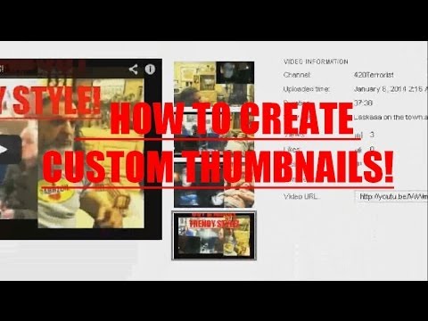HOW TO: CUSTOM THUMBNAILS 4 YT w/ TEXT 4 FREE!