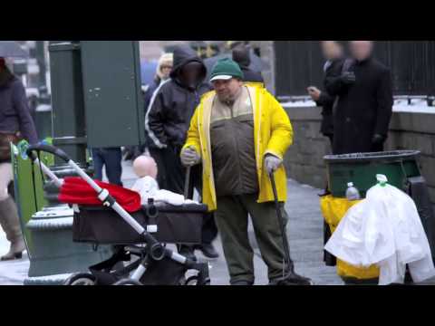 Devil Baby Attack in New York streets funny clip scaring people in NYC joke   [ MOVIE ]