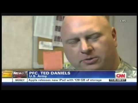 PFC Ted Daniels (helmet-cam soldier) allowed to speak - CNN