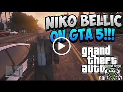 GTA 5  NIKO BELLIC PLAYABLE CHARACTER! NIKO BELLIC ON GTA 5! GTA V ISO MODS XBOX   PS3 GAMEPLAY