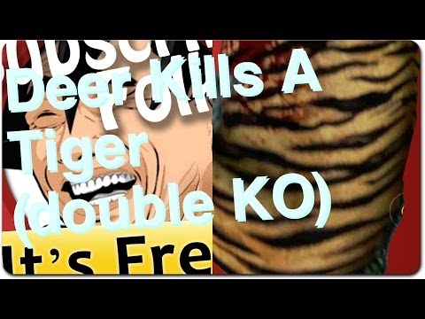 Far Cry 3 - Deer kills a tiger (double KO) [1080p HD]