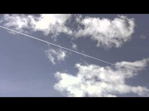 Chemtrails over Canada.