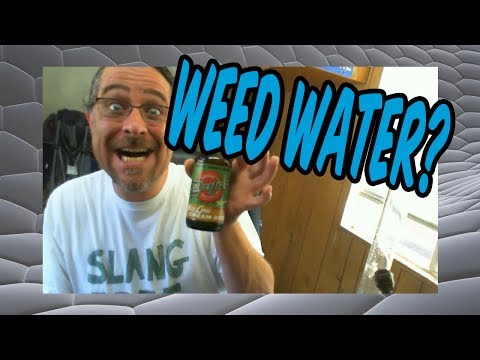 Weed Water and Key Lime Cream Soda