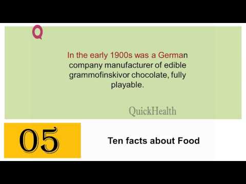 Ten facts about Food - Food Facts - All about - utubetip