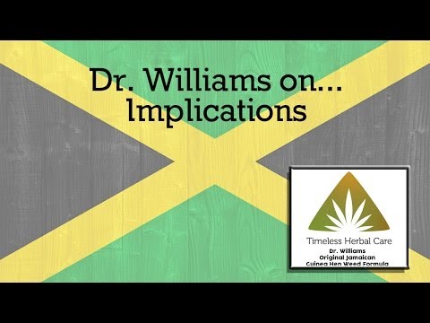 Timeless Herbal Care Dr. Williams Implications of medicinal research