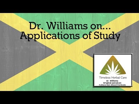Timeless Herbal Care Dr Williams Future Applications of study