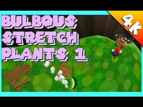 Super Mario Galaxy - Bulbous Stretch Plants + 1 hour [4K 1080p HD]