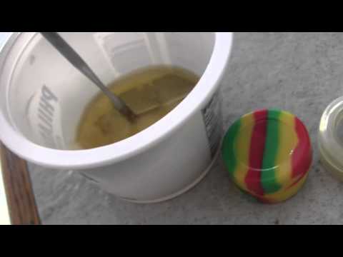 How to make TOPICAL OINTMENT from Cannabis/Coconut Oil!