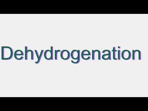 How to Pronounce Dehydrogenation