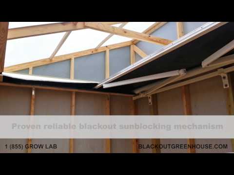 BLACKOUT GREENHOUSE - GROWSHED 365 - Light Deprivation Greenhouse