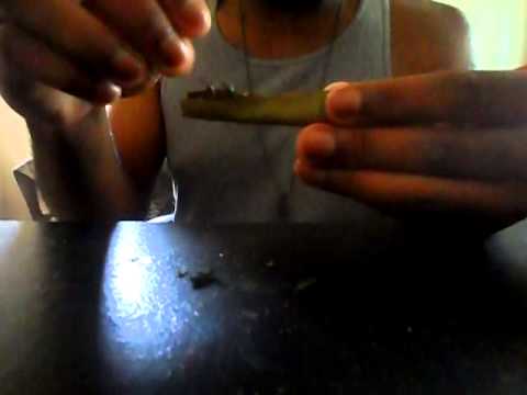 Bgm_Blue: Rolling and Smoking Cannabis or Weed Leaves
