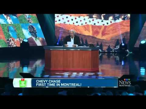 Chevy Chase PotCoin Just for Laughs in Montreal 2014