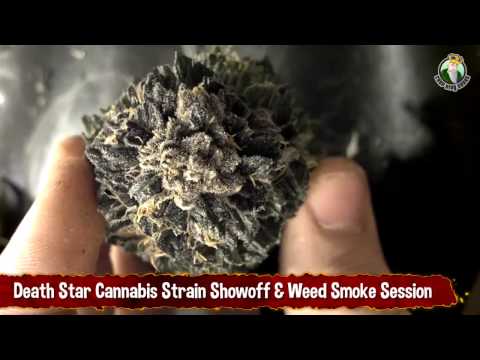 Death Star Cannabis Strain Showoff And Weed Smoke Session Out of a Bong