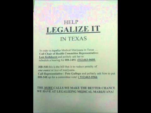 Help Legalize Medicinal Marijuana in Texas