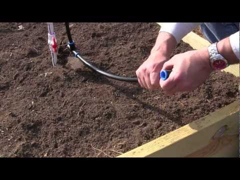 Automatic Garden Drip Irrigation Part 3: Final Prep Work, Drip Tubing, Fittings & Emitters